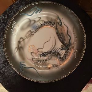 Vintage dragon plate.
